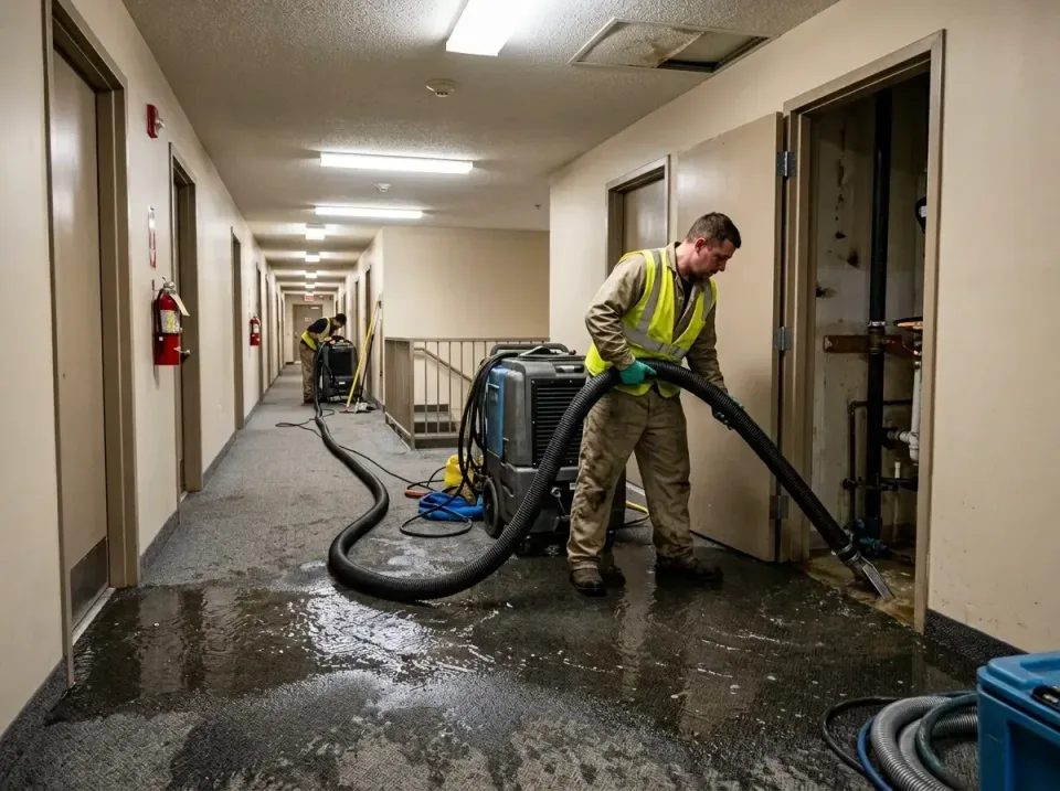 multi-unit-apartment-hallway-f-005 — frequently asked questions, Emergency Burst Pipe Water Extraction & Removal in Sikeston…